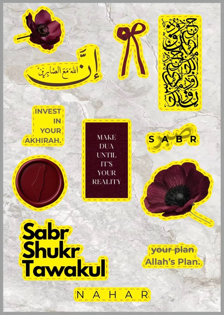 Stickers S0001 - Les lettres du Coeur - A5