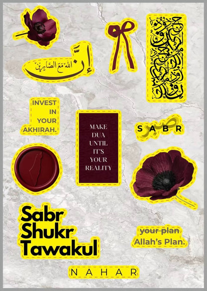 Stickers S0001 - Les lettres du Coeur - A5